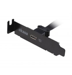 Akasa Low Profile USB 3.1 Gen2 Dahili PCIe Bağlantı Kablosu