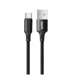 Dark 1m USB Type-C Örgülü Şarj ve Data Kablosu