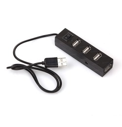 Dark 4 Port Açma/Kapama Butonlu USB2.0 Hub