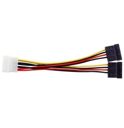 Dark P102 4Pin Molex - 2x15Pin SATA Dönüştürücü Kablo